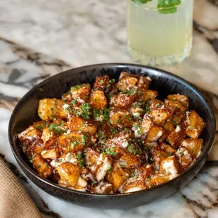Crispy Potatoes during Brunch at Allelo in downtown St. Petersburg, Florida