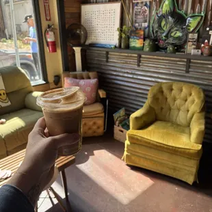 Iced Lavender Latte