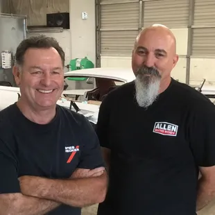 Meet the owner Kenny (right) and Bill, the product specialist (left).