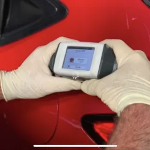 One of the many tools we use to assist with color matching.