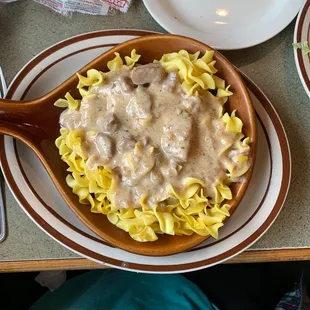 Beef stroganoff