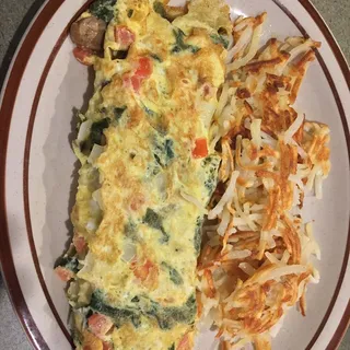 Spinach Omelette