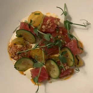 Ahi Tuna Crudo