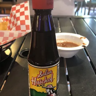 This hot sauce is good.