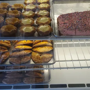 a variety of baked goods