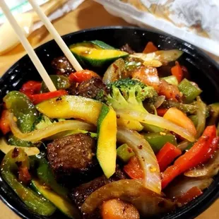 Spicy Beef Wok Stir Fry