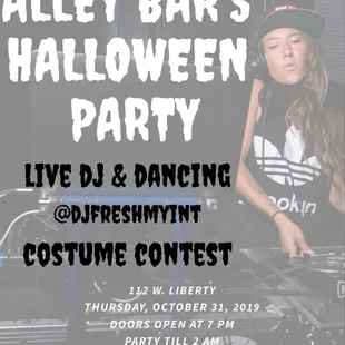 Live dj dancing event