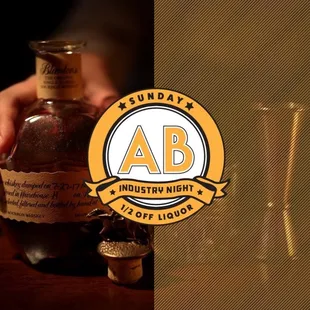 Industry night. Drink specials