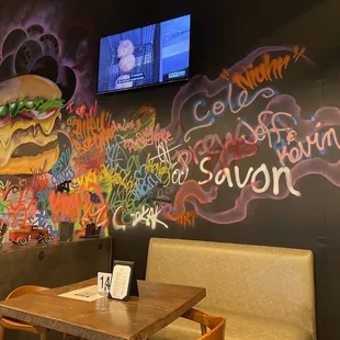 Graffiti wall art