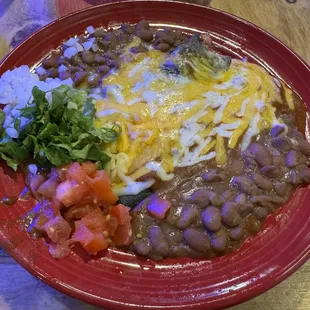 Green chile chicken enchiladas
