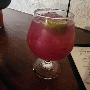 Prickly pear margarita