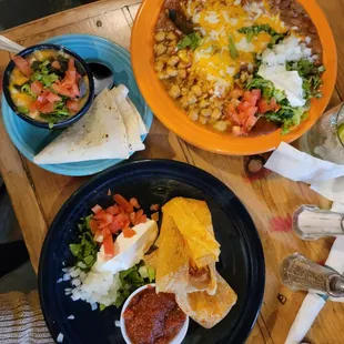 Blue Corn Chicken Enchiladas