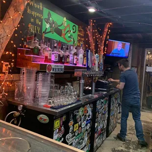 The alley cat bar, Bowling Green Kentucky. Not Ford driven the bartender Chevy is very knowledgeable knows how to make drinks.