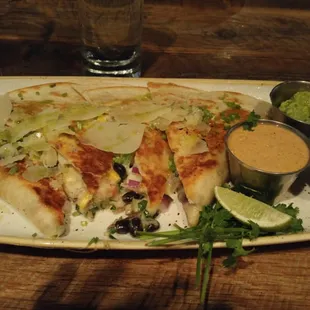 Seafood Quesadilla