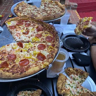 GET THE LARGE PIZZA ($12) this is a size comparison to the personal pizza ($6)