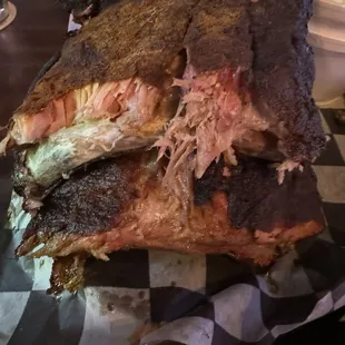 Full rack of ribs.