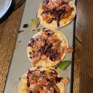 Korean Shrimp Street Tacos