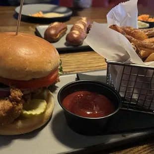 Hoosier Tenderloin with Fries