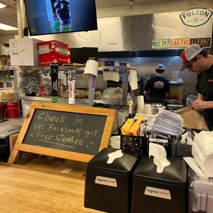 a man preparing food