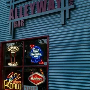 the outside of the building