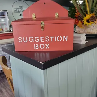 Suggestion box!