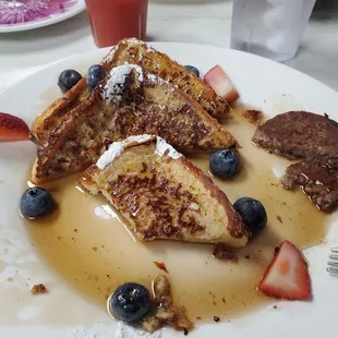 French Toast in progress