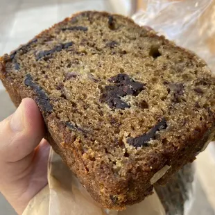 Chocolate chip banana bread