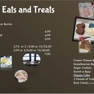 Some our treats listed here