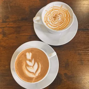 Reeces mocha, caramel macchiato.