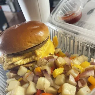 Sausage Breakfast Sandwich