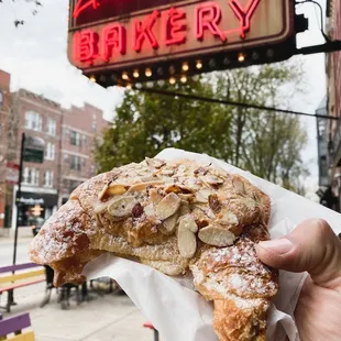 Almond croissant