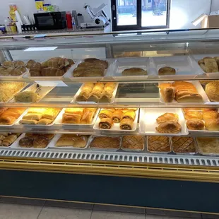 a variety of baked goods