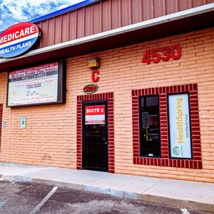 Front view of the facility in El Paso Tx.