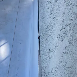 I guess they just ran out of caulk?