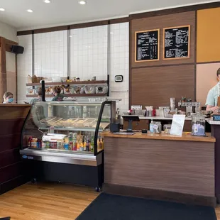 the counter area