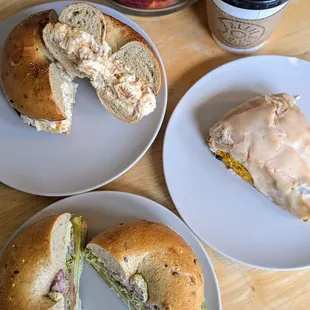 bagels, bagel, food