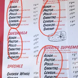 Excellent protein choices!