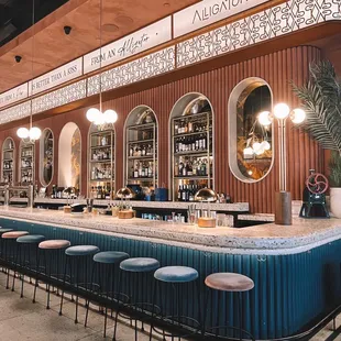 bar area