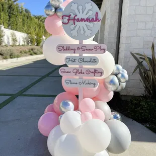 7 year old Snow themed birthday