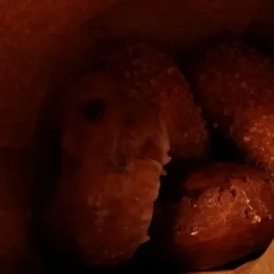 Donuts bought at the donut shop we told owner get on yelp to remove the "CLOSED" business.