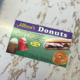 Official business card!