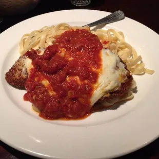 Chic parmigiana very good