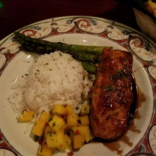 Grilled Salmon very good.