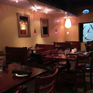 Inside the restaurant