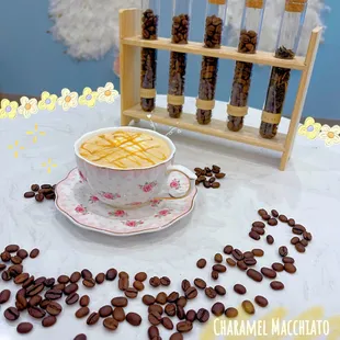 One of our popular drink! Caramel Macchiato