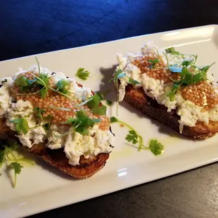 Crab Bruschetta