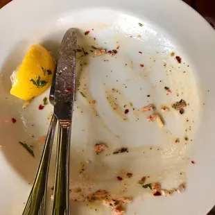 Devoured salmon pasta special