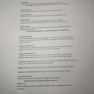 "Extra menu" October 2022