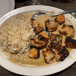Lemon Oregano Tawook Dinner