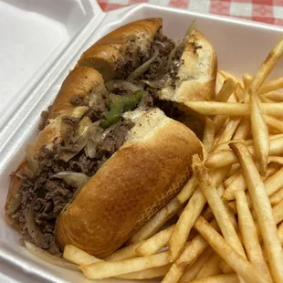 Philip Philly Cheese Steak Combo Meal - 10/10!